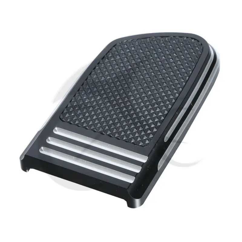 Черная педаль тормозных колодок для Harley Davidson Dyna Wide Glide Softail Breakout CVO Breakout Street 500 Fat Bob Low Rider 1993-17