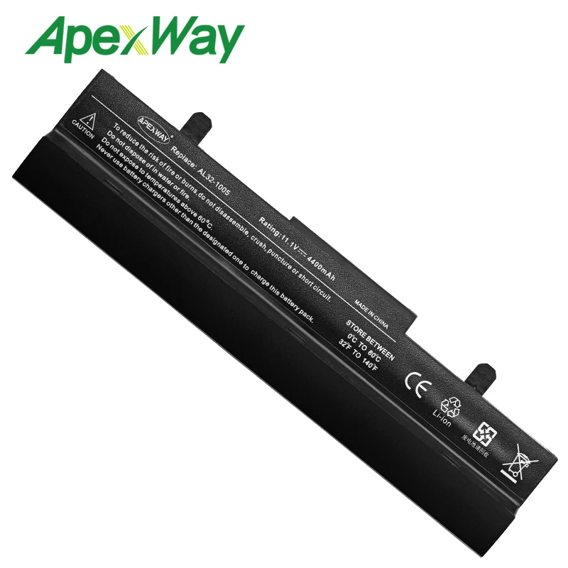 ApexWay Новая аккумуляторная батарея для ноутбука Φ Asus Eee PC 1001 1001HA 1001P 1001PX 1005 1005P 1005PX