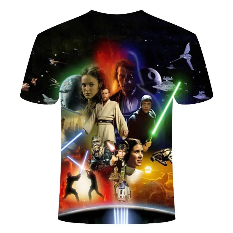 T shirt Homme Camisetas Hombre Novelty Star Wars A New Hope Robot Men T-Shirts Tshirts 3D Print Male Funny Tees S-6XL