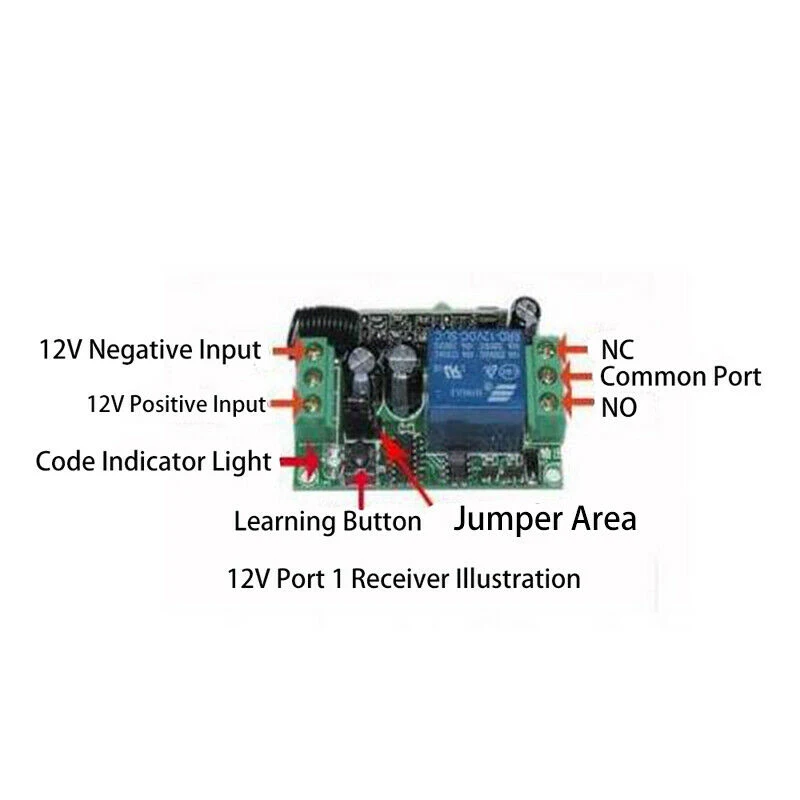 1 комплект Leerning Код DC 12V 10A 1CH 433Mhz радио приемник передатчик реле с дистанционным управлением