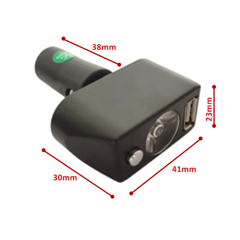 JayCreer Electric Power Wheelchair Head Light Phone Charger Install On Joystick Controller