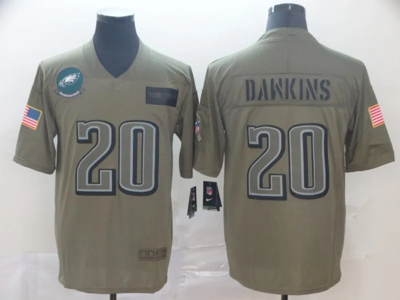 Philadelphia A+++ качество Brian Dawkins 20 86 Zach Ertz Alshon Jeffery 17 Nick Foles 9 Jason Kelce 62 Eagles jersey