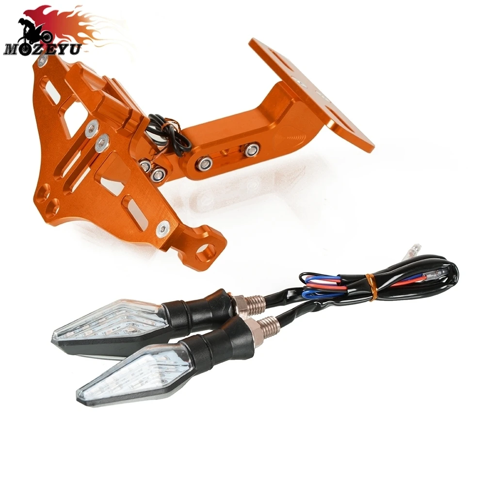 Для KTM 690 Duke DUKE 690 690 Duke R Кронштейн номерного знака мотоцикла Holde 690SMC 690 SMCR/SMC-R 690 EnduRo R 640 LC4 Supermoto
