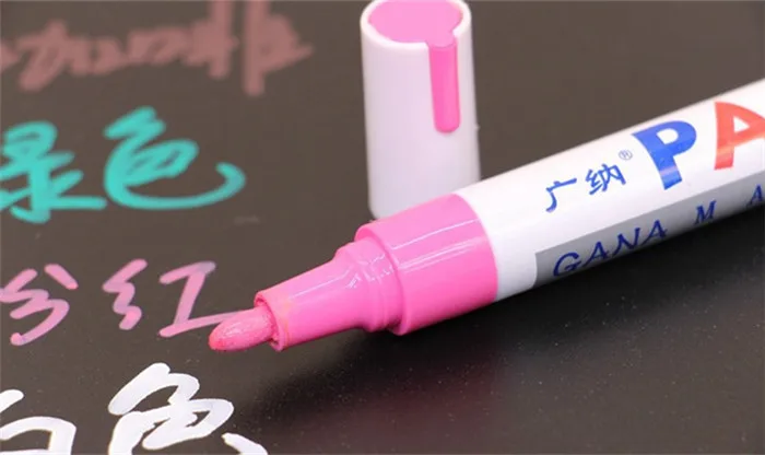 Pink marker 68pcs 68 шт. водостойкая Перманентная маслянистая Краска Маркер ручка автомобильные шины протектора CD металлическая маркировка деревянная школа искусства Graffti Канцтовары 12 цветов - Цвет: Pink marker 68pcs