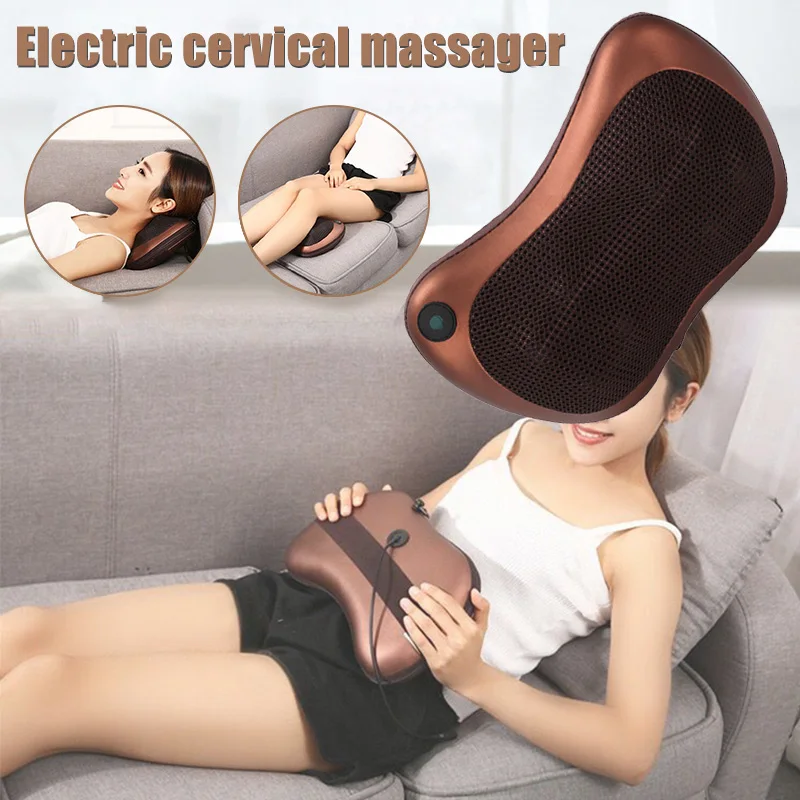 Multifunctional Massage Pillow Electric Massager for Neck Back Waist Leg Stress Relief shiatsu Neck Cushion Pillow Cushion