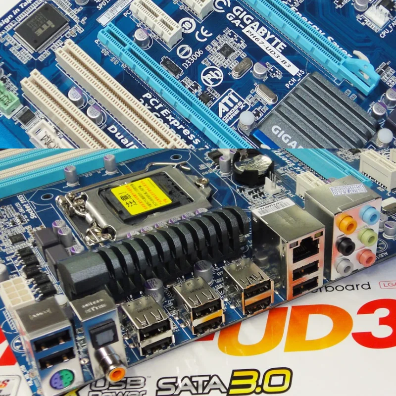 LGA 1155 DDR3 Gigabyte GA-PH67-UD3-B3 оригинальная материнская плата для рабочего стола 32 Гб модель Intel H67 ATX GA-PH67-UD3-B3 материнская плата