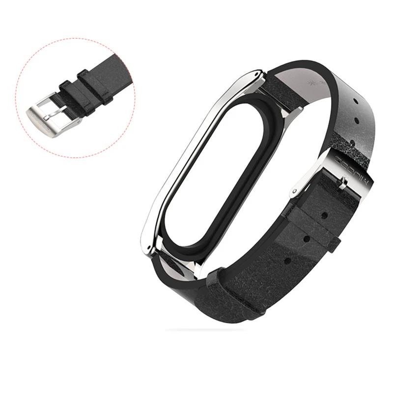 Кожаный чехол для смарт-часов из искусственной кожи для xiaomi mi band 4/3 ремешок для xiaomi mi Band 4 браслет mi band 4 ремешок
