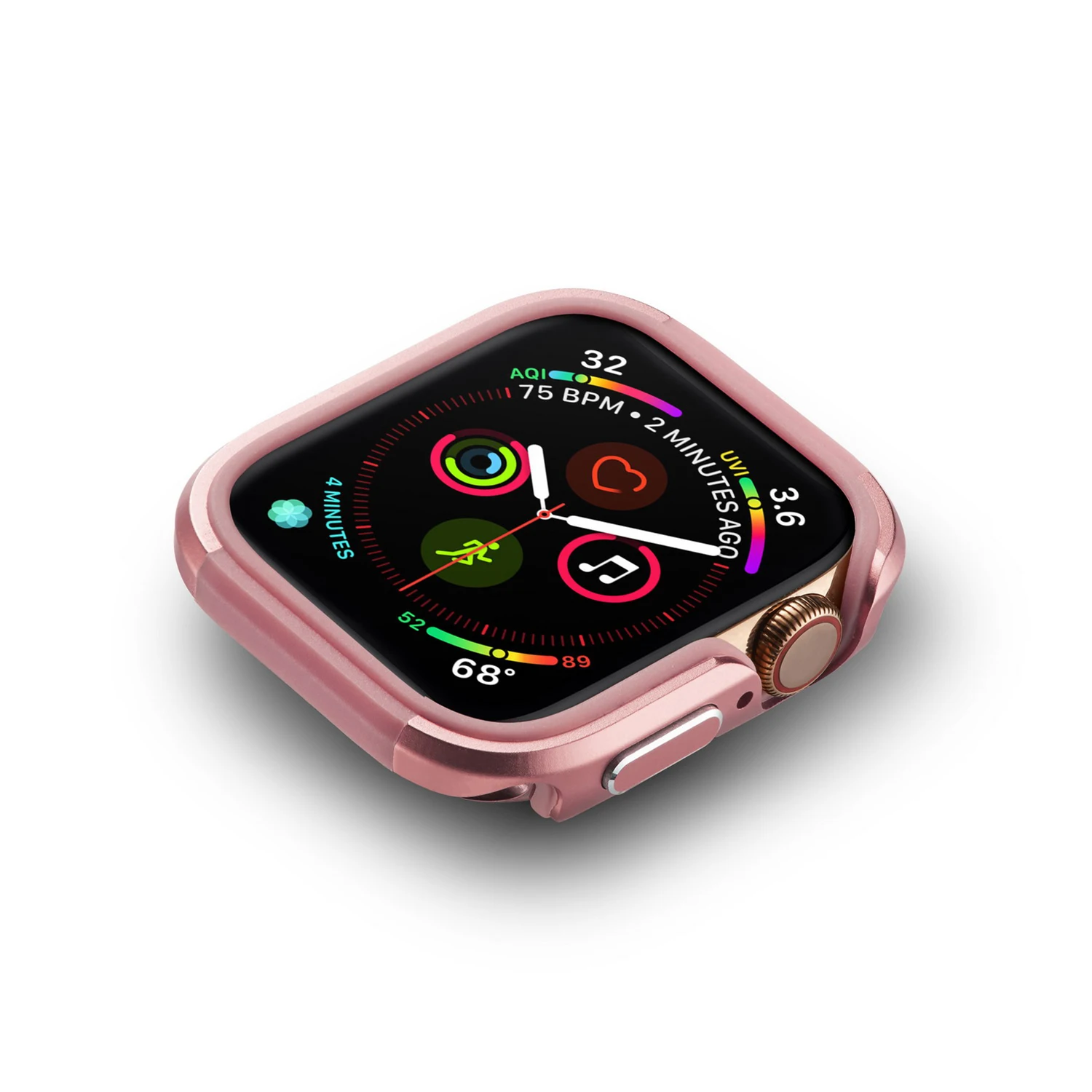 ТПУ Алюминий сплав Защитная крышка для Apple Watch серии 5/4 Аксессуары для часов Экран защиты корпуса часов для наручных часов iWatch, 40/44 мм
