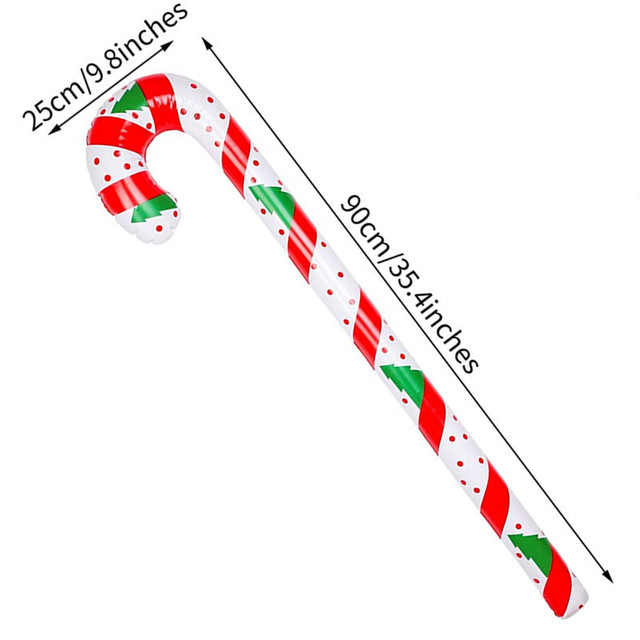 Decoration Inflatable Christmas Canes Lollipop Balloon for Home Xmas Tree Ornaments Home Outdoor Decor 2023 Navidad