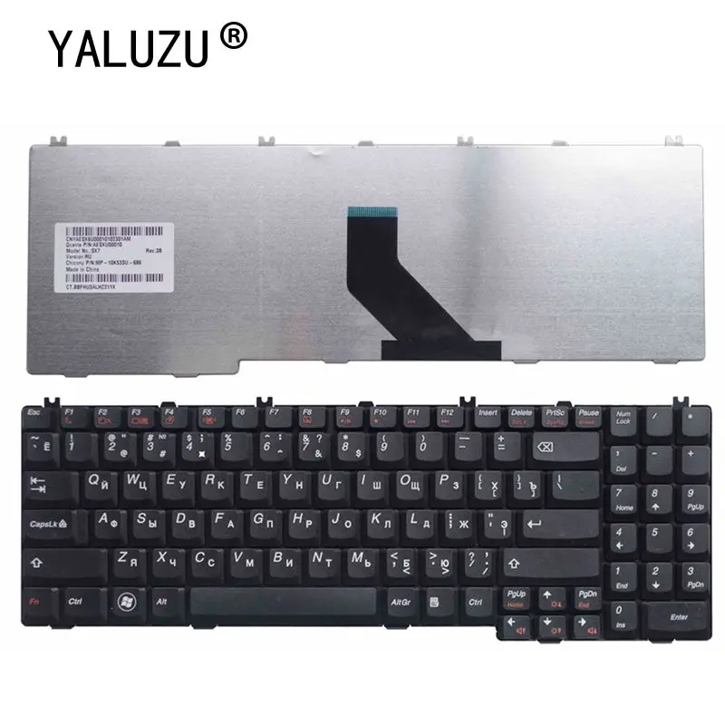 Новая русская клавиатура YALUZU для ноутбука Lenovo IdeaPad B550 B560 V560 G550 G550A G550M G550S G555 G555A G555AX