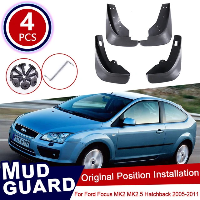 Für Ford Focus 2 MK2 MK2.5 Fließheck 2005 ~ 2011 Auto Schlamm Flaps Vorne  Kotflügel Hinten Splash Guards Kotflügel Schmutzfänger 2008 2009 2010 -  AliExpress