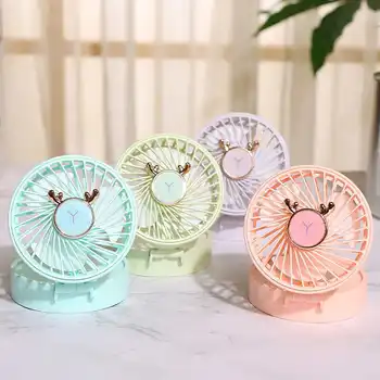 

Portable Handheld Mini Fan 3 Speeds 2 Light Brightness Adustable Handheld Makeup Mirror Fans LED Light Lamp Outdoor Summer Fan
