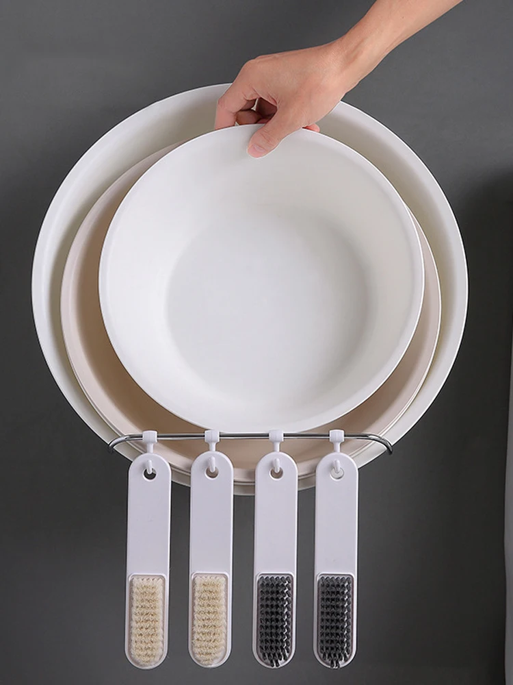 

Multipurpose Plastic Washbasin Hook Washstand Washbasin Stand Hooks on The Wall Stainless Steel Rack Shelf Hanging Storage Rack