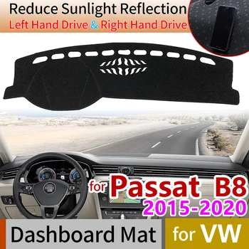 

for VW Passat B8 2015~2020 Anti-Slip Mat Dashboard Cover Dashmat Carpet for Volkswagen Variant Alltrack GT Accessories 2016 2018