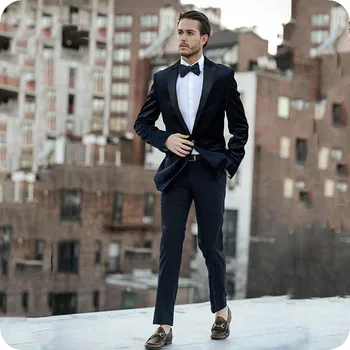 

Latest Design Wedding Coat Suits for Men Grooms Wedding Tuxedos 2Piece Groomsmen Blazers Costume Mariage Homme Terno Masculino