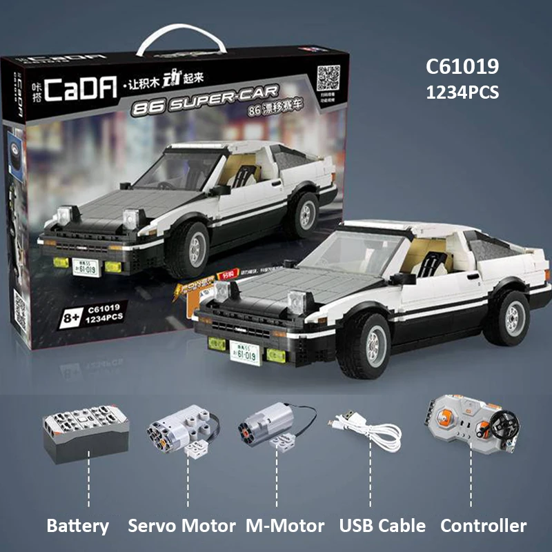 Cada C61019 AE96 техника серии Супер спортивный гоночный автомобиль мс автомобиля