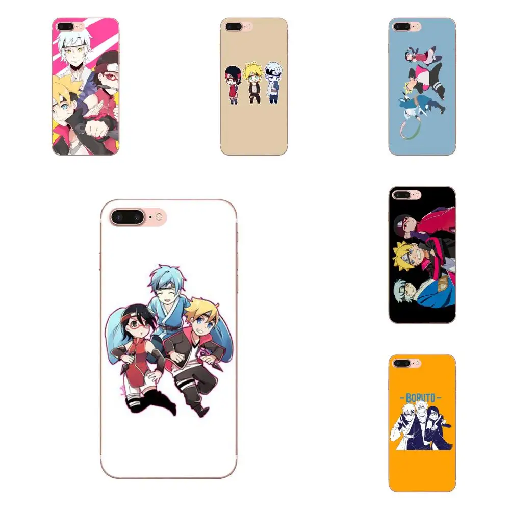 TPU Case For Samsung Galaxy J1 J3 J4 J5 J6 J7 A10 A20 A20E A3 A40 A5 A50 A7 2016 2017 2018 Boruto Sarada Mitsuki Flexibles | Мобильные