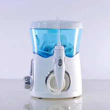 Мощный водный Флоссер, бытовой ирригатор для полости рта, стоматологический струйный наконечник для капельного орошения, зубная груша 600 мл с 8 насадками, очиститель зубов