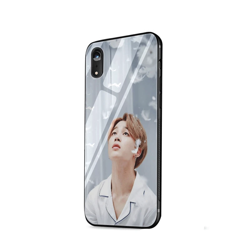Стеклянный чехол для телефона из ТПУ стекла для Apple iPhone 5 5S SE 6 6S 7 8 Plus XR X XS Max JI MIN - Цвет: G8