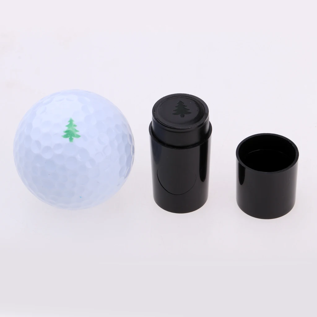 2pcs Colorfast Quick-dry Stamp Stamper Marker Impression Seal Gift Prize Golf Club Accessories for Glofter Learner Golf Balls