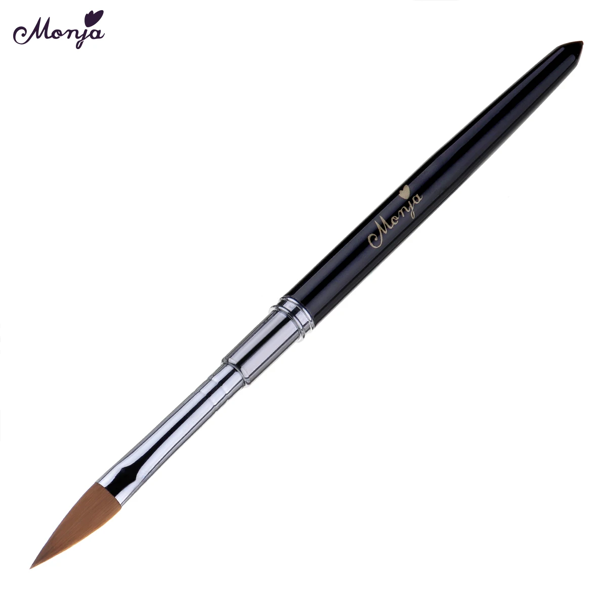 Monja 5 стилей Kolinsky Sable Nail Art Кисть Акриловая жидкая пудра картина цветок лепесток резьба Рисунок карандаш для маникюра, инструменты