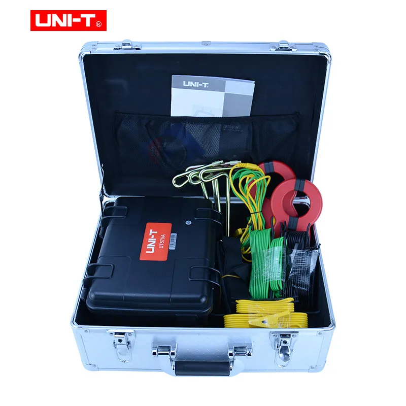 

UNI-T UT575A Digital Double Clamp Grounding Resistance Tester Large Screen Backlight With Carry Box