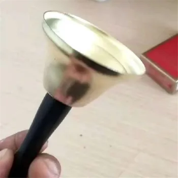 

Gold-Tone Santa Claus Hand Rattle Christmas Decorations Rattle Old Man Bell Christmas Hand Lever Bell