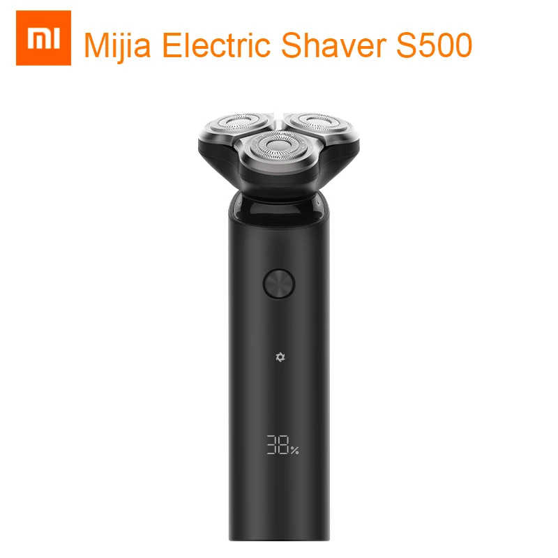 Электробритва Xiaomi Mijia S500 портативный моющийся триммер с 3 плавающими головками