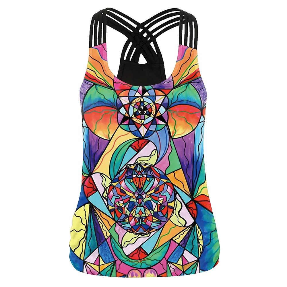 Yoga Shirt Tank-Tops Sport-Vest Fitness Workout Running Women Sleeveless Quick-Dry Strap