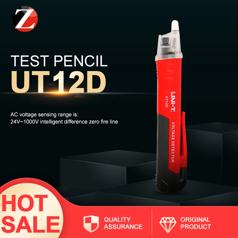 

Non-contact test pencil UNI -T UniT UT12D High Sensitivity Detectors distinguish between zero fire lines