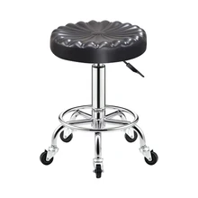 Регулируемый Гидравлический роликовый поворотный стул для салона тату Массажная для лица спа стул с спинкой кресла для салонов красоты