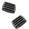 2x Plastic Boat  Louvre Air Ventilator Ventilation Vent Grille Cover Black Mesh ► Photo 2/6