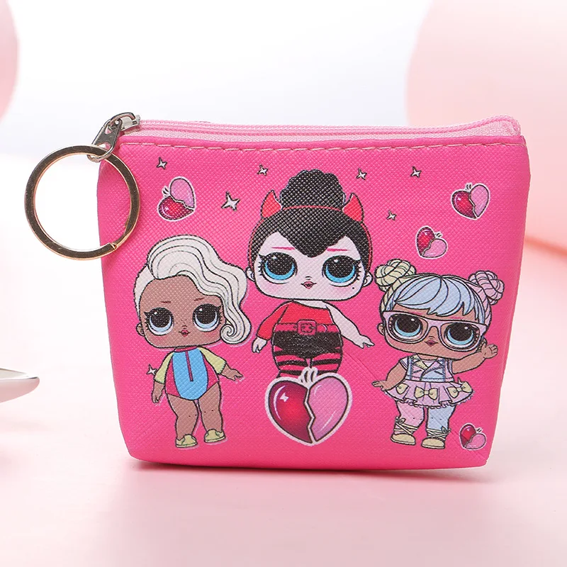 Compra Nuevo Lol muñeca de dibujos animados bolsa chica Mini moneda Cartera horizontal-frontera creativa Lol sorpresa moda niña pequeña moneda monedero regalo KjwneQmNEY7