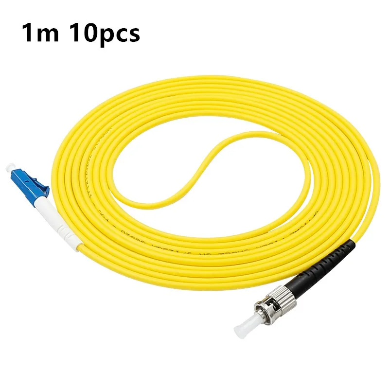 1m 10 шт./пакет LC/UPC-ST/оптический патч-корд симплексный режим волоконно-оптический патч-корд - Цвет: 1m