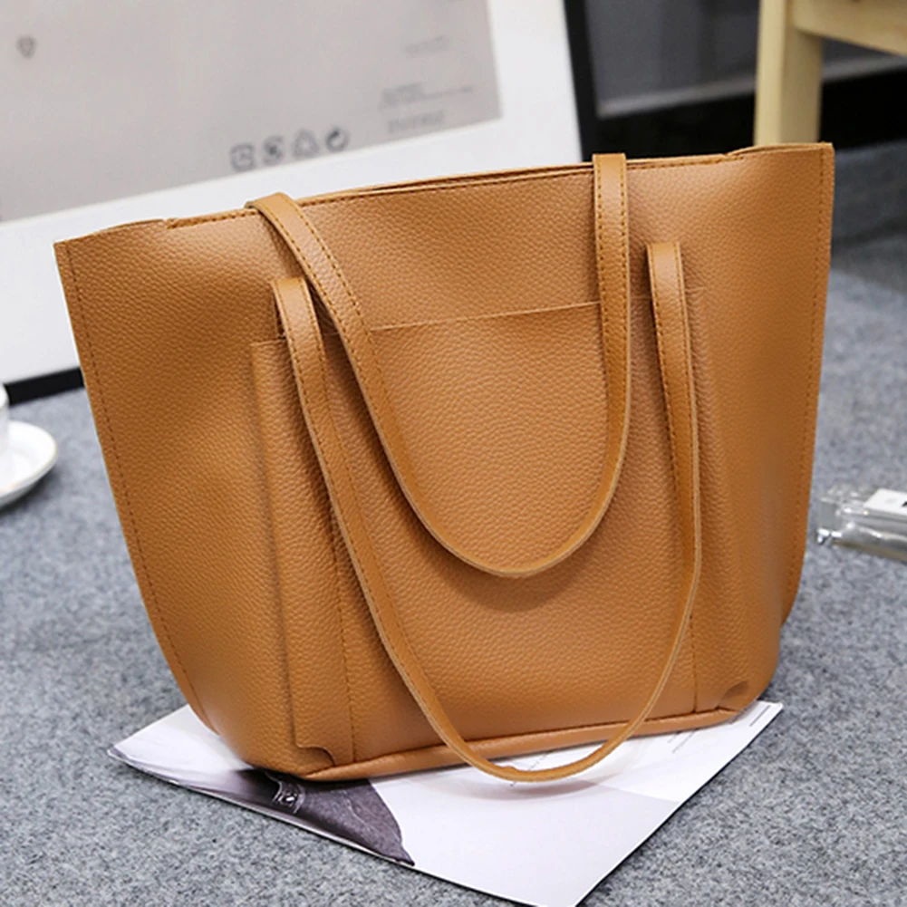 Bolsos mujer de marca famosa 4 шт./компл. женская сумка через плечо из искусственной кожи ручная сумка визитница сумка для женщин