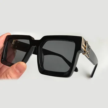 

Europe Summer Logo Brand Designer Women Ladies Sun Glasses Square Eyewear Retro Gafas De Sol Mujer Sunglasses Oculos Feminino