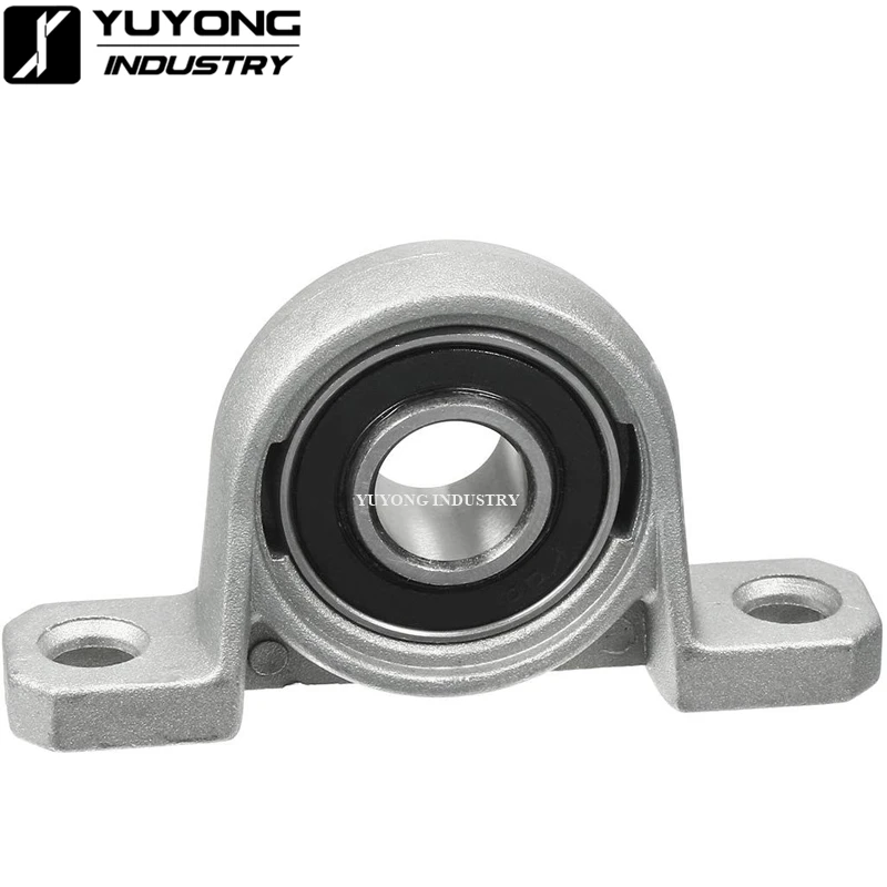 50pcs/lot zinc alloy Ball Bearing KP001 Bore 12mm Inner Pillow Block Mounted Insert Bearing for 3D Printer CNC Engraver Mill
