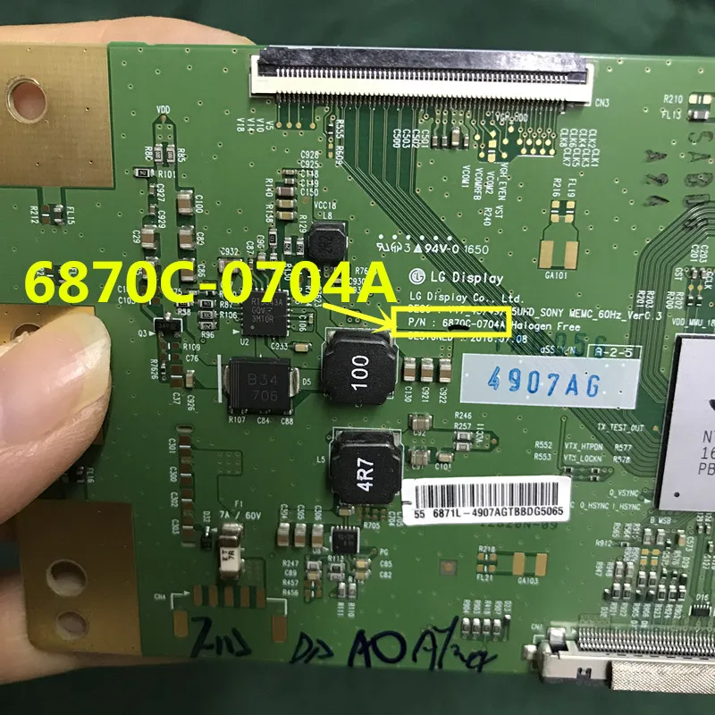 Тест для 49 дюймов 6870C-0704A Логическая плата для SONY KD-49X8000E