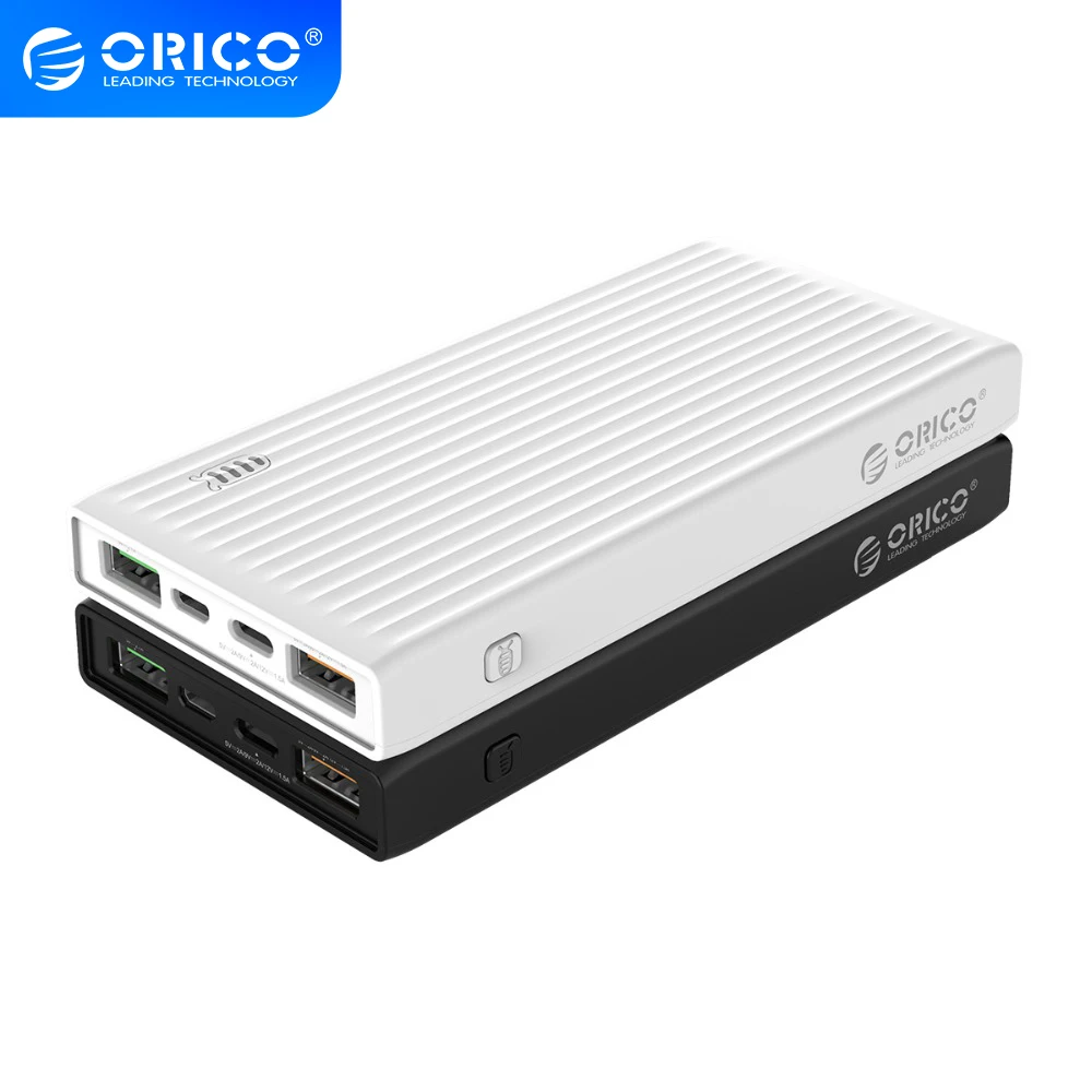 ORICO QC3.0 Power Bank 10000mAh External Battery Portable Two-way Fast Charging 18W Max Output for Xiaomi Samsung ORICO QC3.0 Power Bank 10000mAh External Battery Portable Two-way Fast Charging 18W Max Output for Xiaomi Samsung