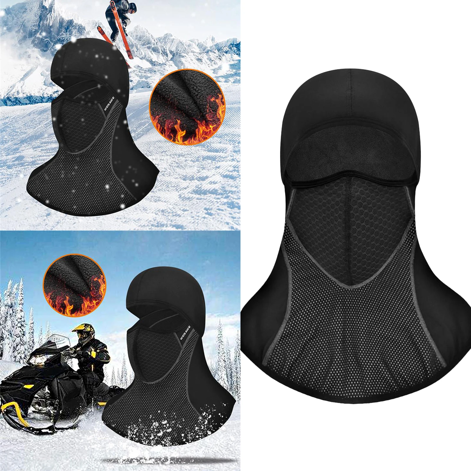 Waterproof Balaclava Ski Mask Winter Full Face Mask for Men Women Cold Weather Gear for Skiing, Snowboarding & Motorcycle Riding