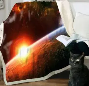 Дропшиппинг, звездное небо, 3D принт, шерпа, одеяло, диван, диванное одеяло, покрывало для путешествий, постельные принадлежности, бархатное, плюшевое, Флисовое одеяло - Цвет: 8