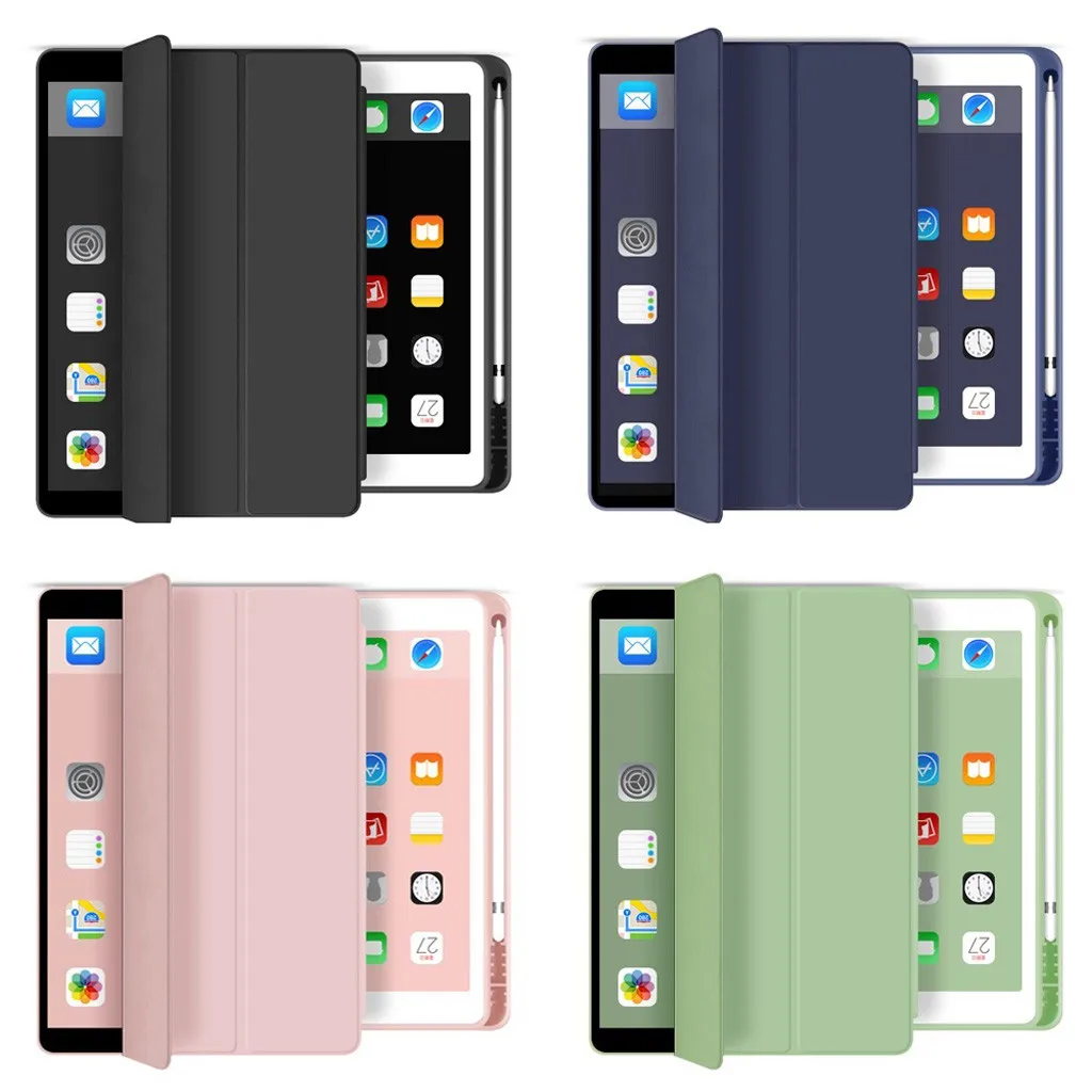 20% Роскошный ультра тонкий чехол-подставка для iPad 7 поколения 10,2 дюймов планшет PU Двусторонняя защита для iPad 7