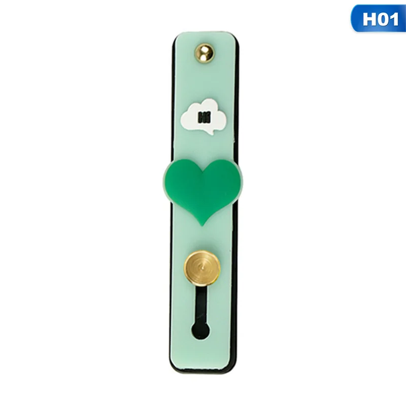  Universal Hand Band Halter Push-Pull Halterung Silikon Grip Stretch Stand Für iPhone U Typ Finger R