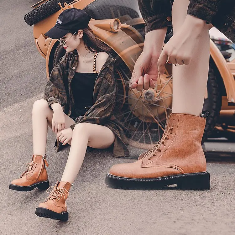 Женские ботинки из мягкой кожи Jason martins; обувь в стиле милитари; Botas Feminina; женские мотоциклетные ботильоны; Модные женские ботинки; botas mujer