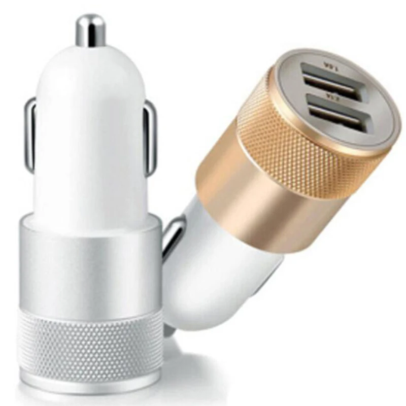 1 шт. автомобильное зарядное устройство с двумя USB портами 12 В 3 а цвета|Кабели