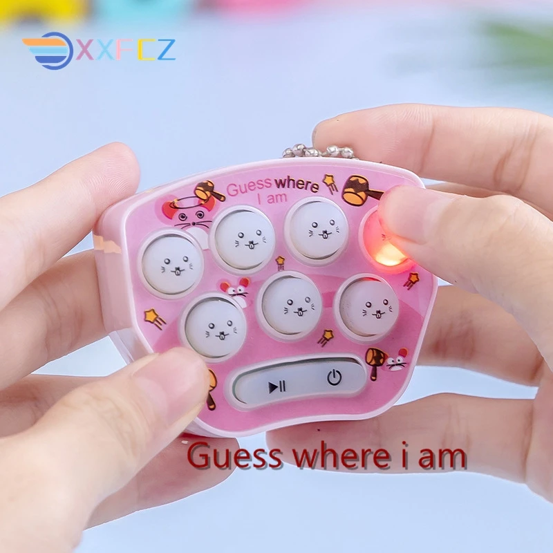 

Palm Mini Hamster Game Machine Toys Plastic Party Game Child Funny Fashion Educational Creative Toys Gift for Children Wholesale
