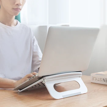 

Portable Laptop Stand Adjustable Notebook Holder Folding Bracket Non-slip Cradle Lifting Cooling Bracket for 11-17“ Laptop