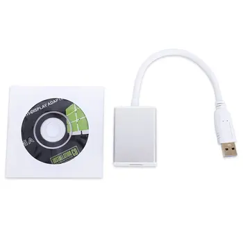

USB 3.0 To HDMI Converter Adapter Cable Aluminum Alloy Shell Male To Female Video Adapter For Desktop Laptop Notebook