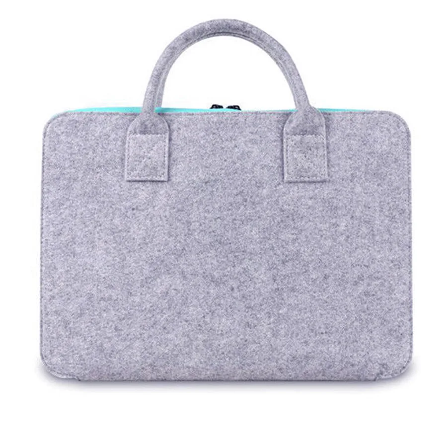 Universal Wool Felt Laptop Bag Sleeve Case for Macbook Air Pro 11 13 15 inch for Lenovo Dell HP Handbag Notebook Briefcase Pouch (22)