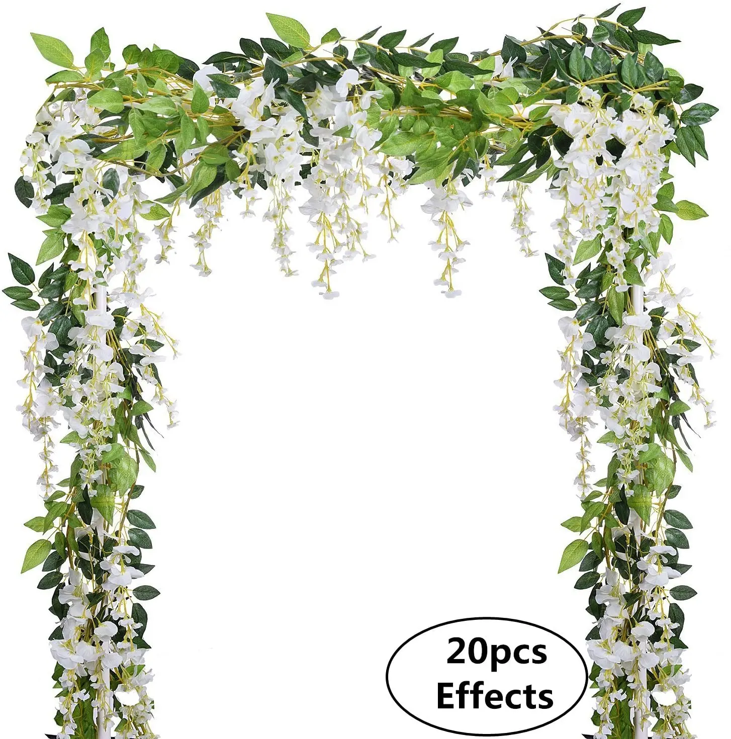 2 Pezzi 180cm Fiori di Ciliegio Artificiali in Seta Finti Piante Artificiale Fiore Appeso Vite Ghirlande di Falso di Ciliegio Fiori Finti Ghirlanda